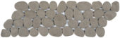 Grey Reconstituted Pebble Mosaic Interlocking Border | Qualis Ceramica | Luxury Tile and Vinyl at affordable prices