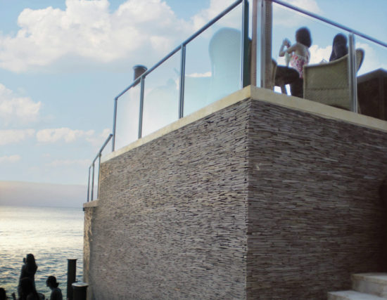 Grey Sliced Slate Interlocking Mosaic | Qualis Ceramica | Luxury Tile and Vinyl at affordable prices