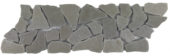 Mini Opus Grey Reconstituted Stone Border Interlocking Mosaic | Qualis Ceramica | Luxury Tile and Vinyl at affordable prices