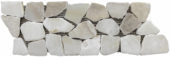Onyx White Opus Mosaic Interlocking Border | Qualis Ceramica | Luxury Tile and Vinyl at affordable prices