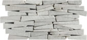 White Mix Marble Interlocking Mosaic | Qualis Ceramica | Luxury Tile and Vinyl at affordable prices
