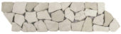 White Opus Mosaic Interlocking Border | Qualis Ceramica | Luxury Tile and Vinyl at affordable prices