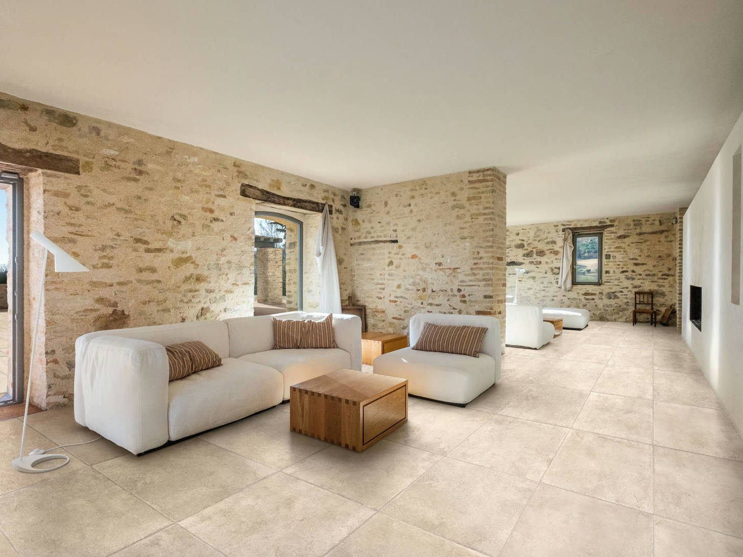 Elevation Dor Sand 24x24 | Qualis Ceramica | Luxury Tile and Vinyl at affordable prices