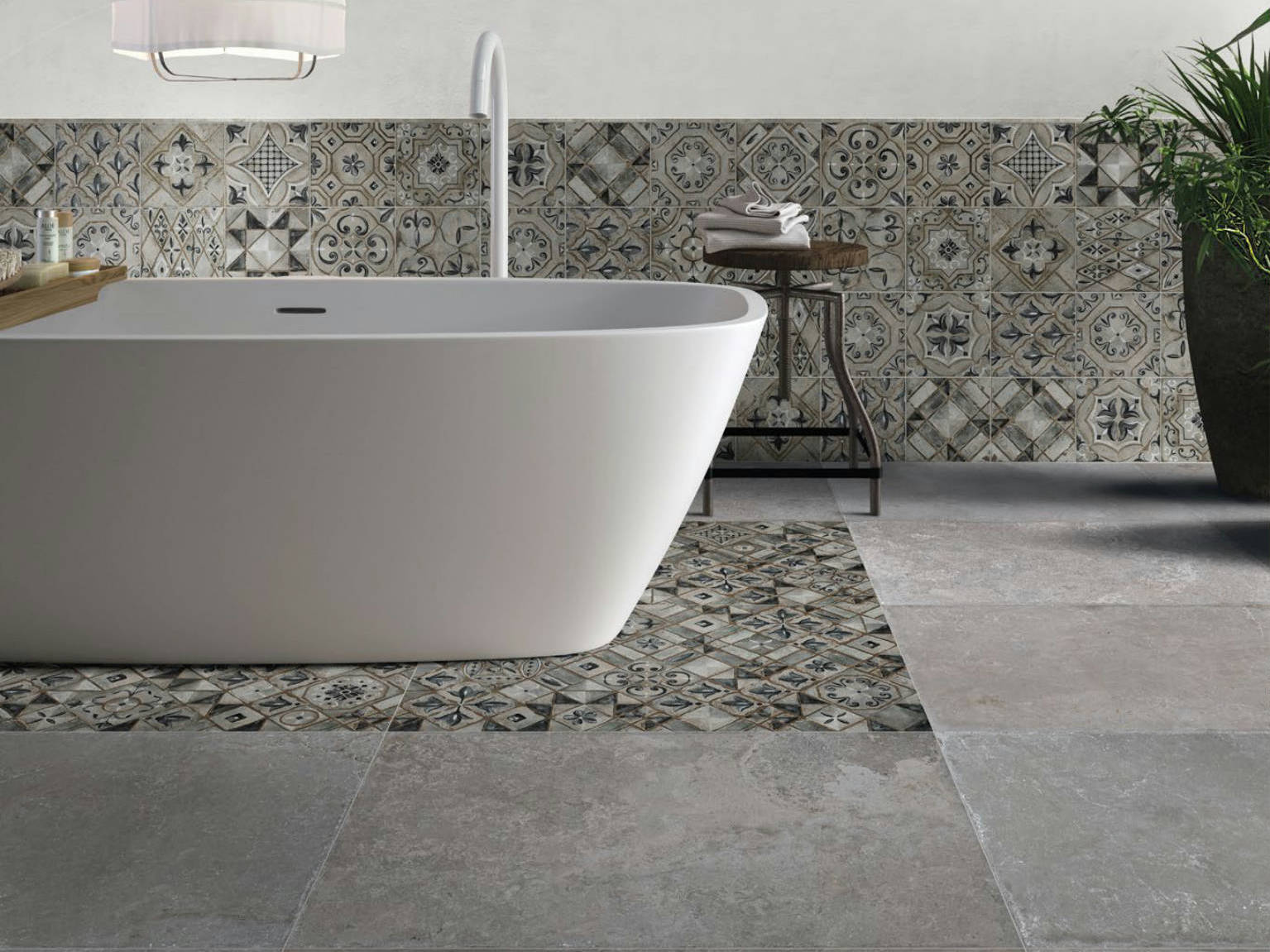 Elevation Menfi Grey 24x24 | Qualis Ceramica | Luxury Tile and Vinyl at affordable prices