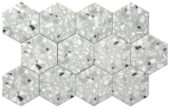 Altea 5.5X6.3” Grey Hexagon | Qualis Ceramica | Luxury Tile and Vinyl at affordable prices