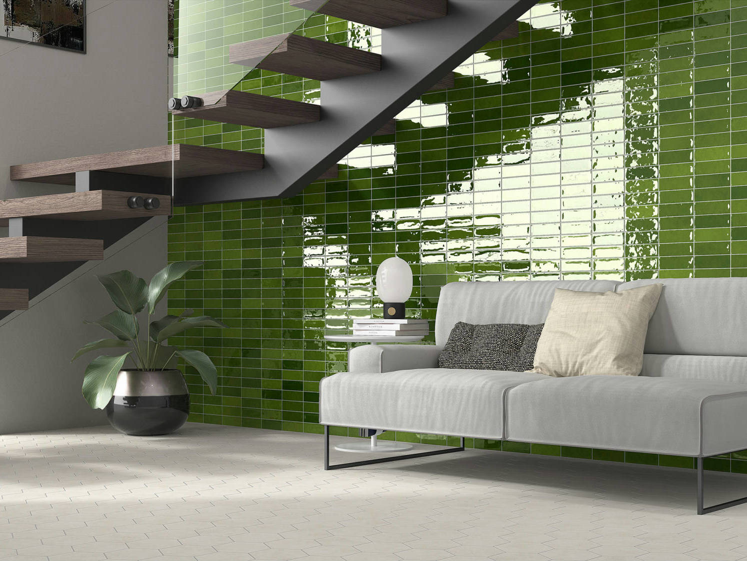 Barcelona Olive 3x9 | Qualis Ceramica | Luxury Tile and Vinyl at affordable prices