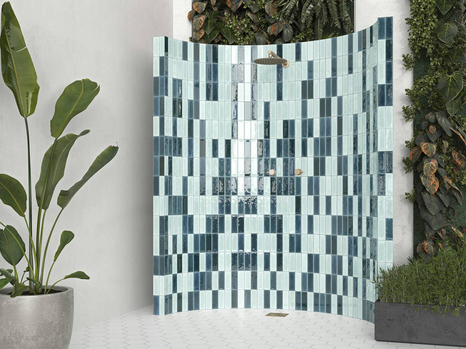Barcelona Sky and Blue 3x9 | Qualis Ceramica | Luxury Tile and Vinyl at affordable prices