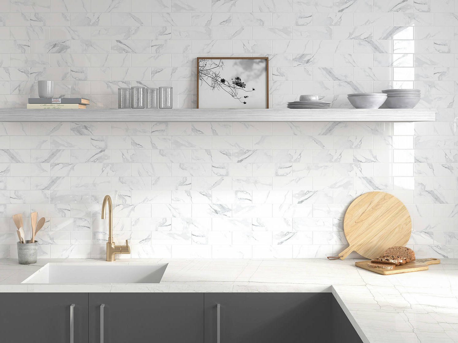 Carrara Carrara 3x9 1 | Qualis Ceramica | Luxury Tile and Vinyl at affordable prices