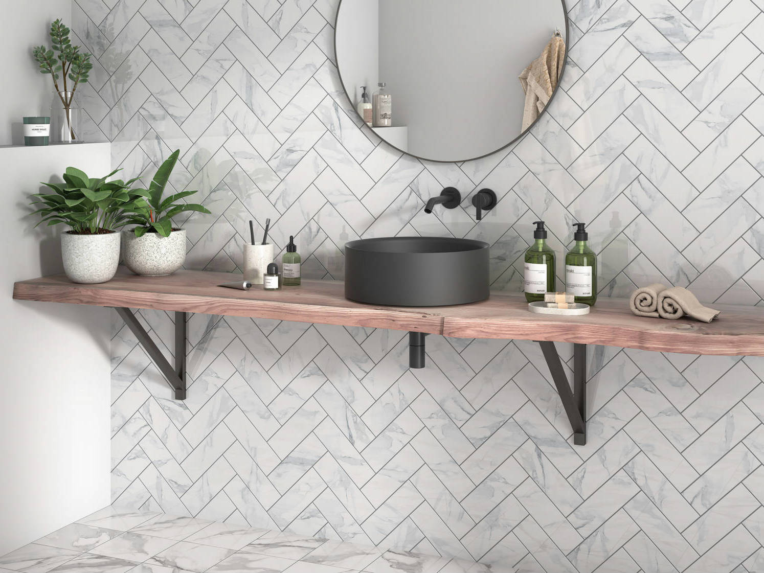 Carrara Carrara 3x9 | Qualis Ceramica | Luxury Tile and Vinyl at affordable prices