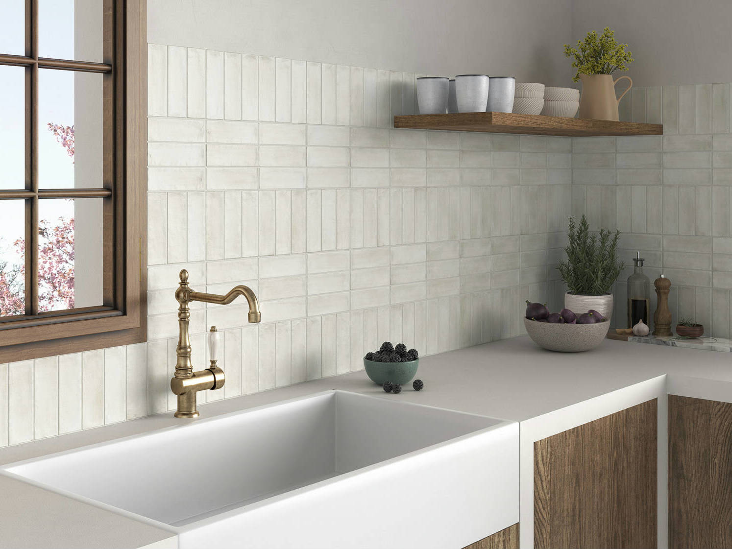 Lisbon 2X6 Moka | Qualis Ceramica | Luxury Tile and Vinyl at affordable prices