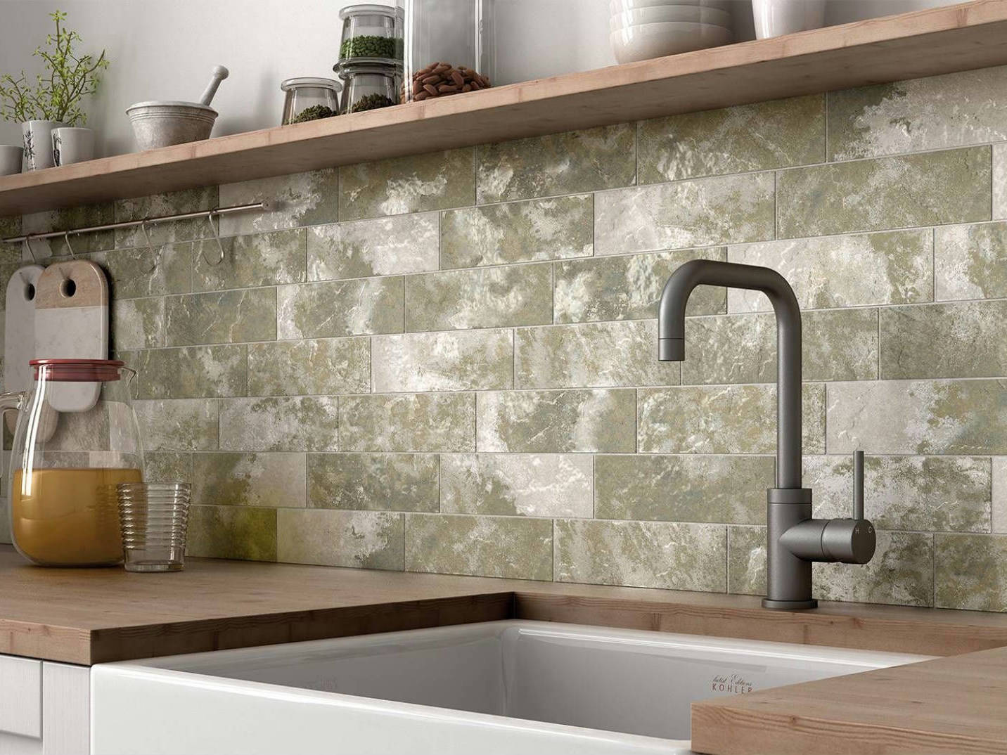 Madrid 3X9 Musgo | Qualis Ceramica | Luxury Tile and Vinyl at affordable prices