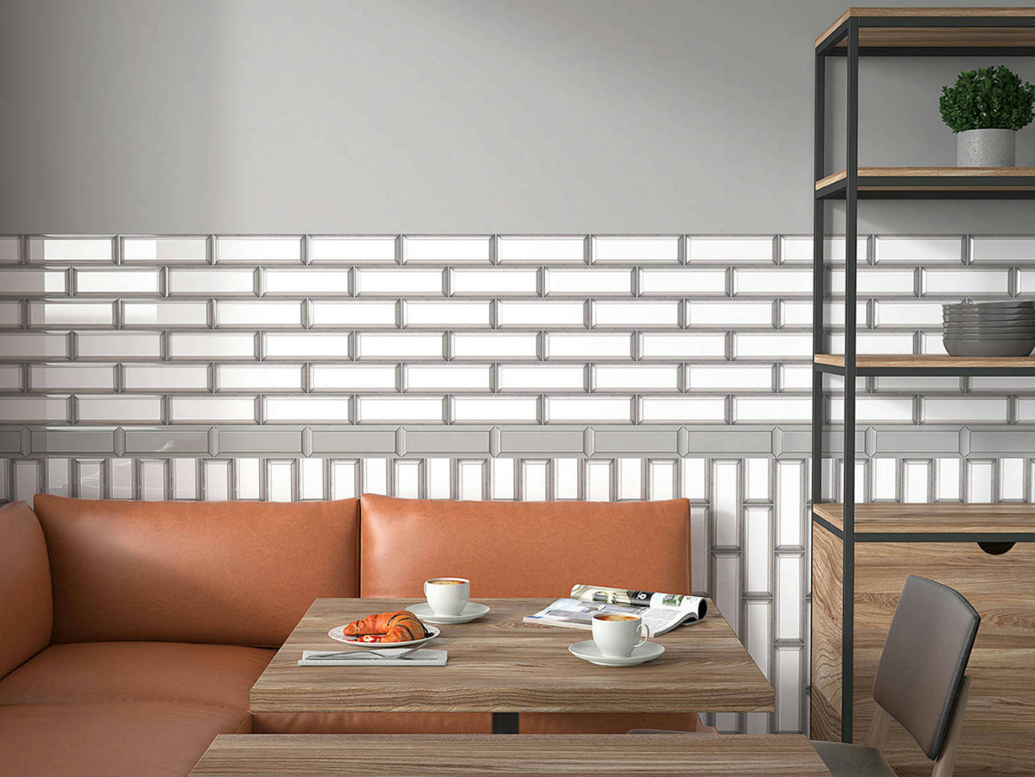 Marco 3X9 Blurred Black | Qualis Ceramica | Luxury Tile and Vinyl at affordable prices
