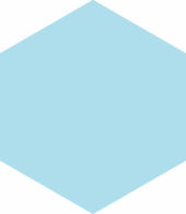 Ronda 5.5X6.3” Blue Hexagon | Qualis Ceramica | Luxury Tile and Vinyl at affordable prices