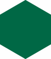 Ronda 5.5X6.3” Green Hexagon | Qualis Ceramica | Luxury Tile and Vinyl at affordable prices