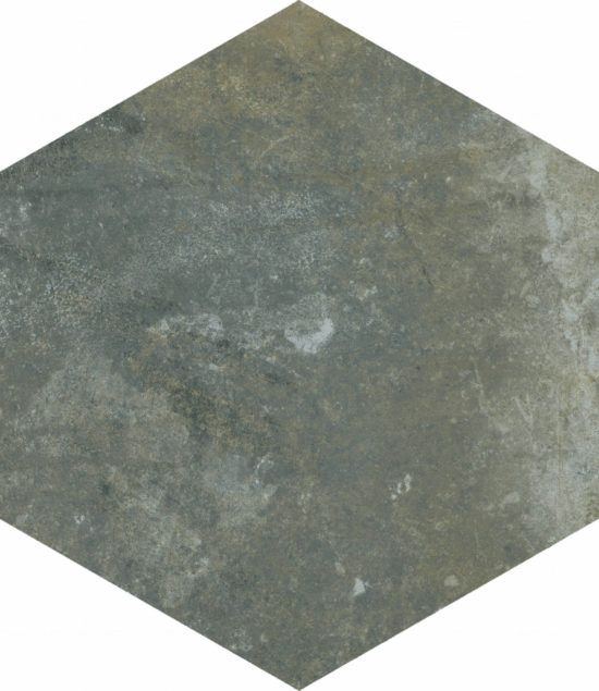 Seville 5.5X6.3” Black Hexagon | Qualis Ceramica | Luxury Tile and Vinyl at affordable prices