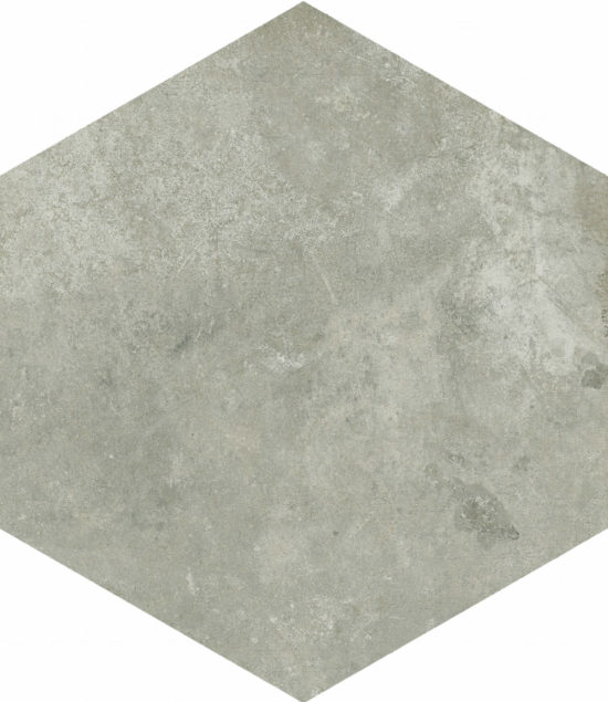Seville 5.5X6.3” Grey Hexagon | Qualis Ceramica | Luxury Tile and Vinyl at affordable prices