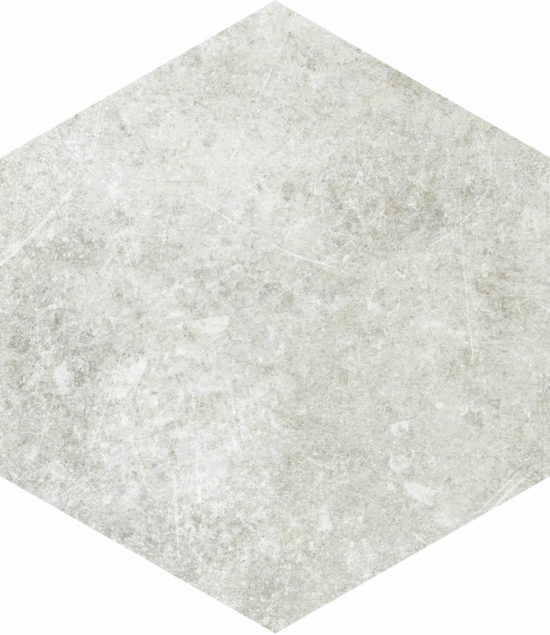 Seville 5.5X6.3” White Hexagon | Qualis Ceramica | Luxury Tile and Vinyl at affordable prices