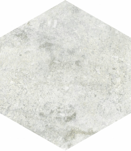 Seville 5.5X6.3” White Hexagon | Qualis Ceramica | Luxury Tile and Vinyl at affordable prices
