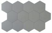 Vida 5.5X6.3” Grey Hexagon | Qualis Ceramica | Luxury Tile and Vinyl at affordable prices