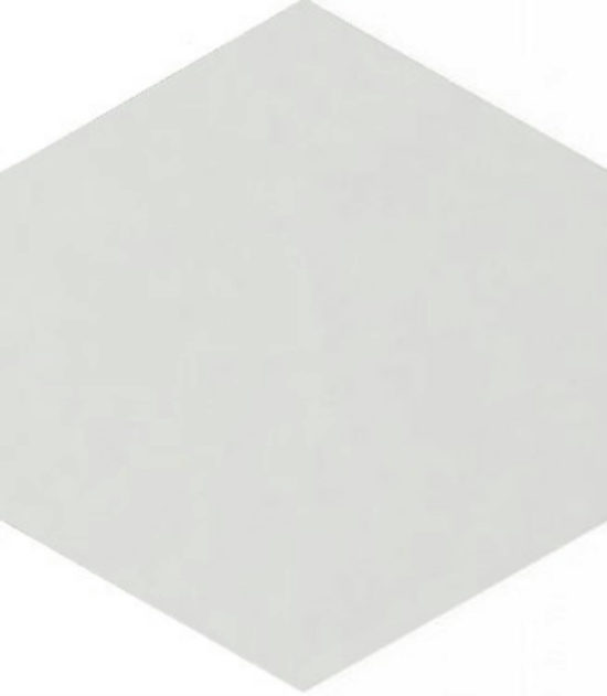 Vida 5.5X6.3” White Hexagon | Qualis Ceramica | Luxury Tile and Vinyl at affordable prices
