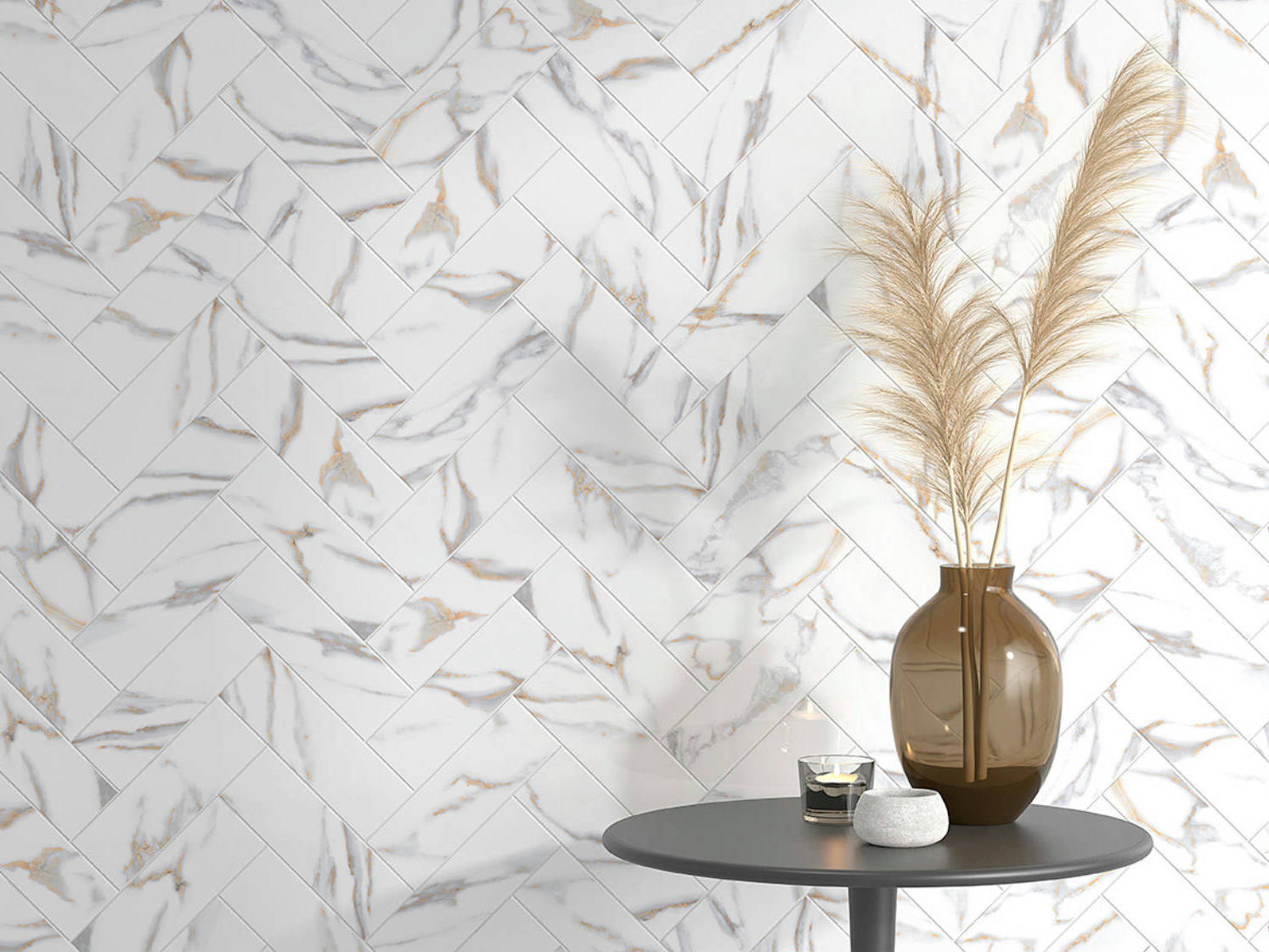 Calacatta 3X9 Calacatta 0 | Qualis Ceramica | Luxury Tile and Vinyl at affordable prices