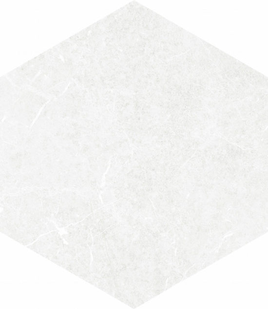 Form 5.5X6.3” White Hexagon | Qualis Ceramica | Luxury Tile and Vinyl at affordable prices
