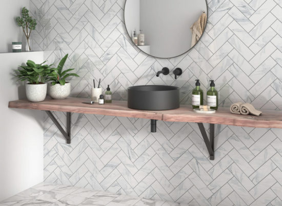 Carrara 3x9" Carrara | Qualis Ceramica | Luxury Tile and Vinyl at affordable prices