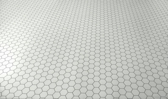 3" Hexagon White Mosaic | Qualis Ceramica | Luxury Tile and Vinyl at affordable prices