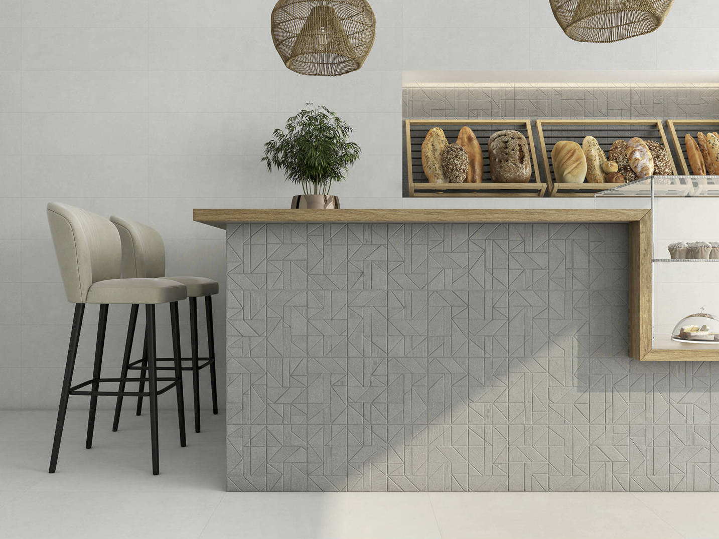 Ashland White 24X48 & 6x24 | Qualis Ceramica | Luxury Tile and Vinyl at affordable prices