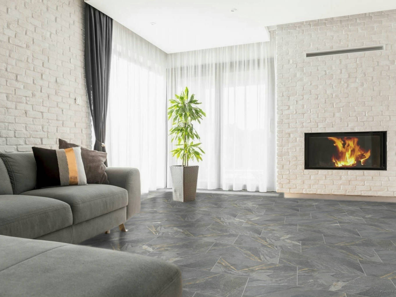 Capri 12x24” Grey 1 | Qualis Ceramica | Luxury Tile and Vinyl at affordable prices