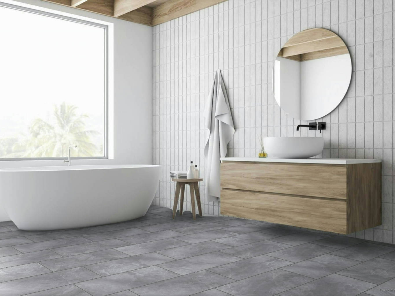 Ravello 12x24” Grey 1 | Qualis Ceramica | Luxury Tile and Vinyl at affordable prices