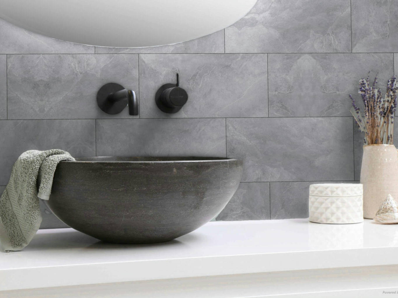 Ravello 12x24” Light Grey | Qualis Ceramica | Luxury Tile and Vinyl at affordable prices