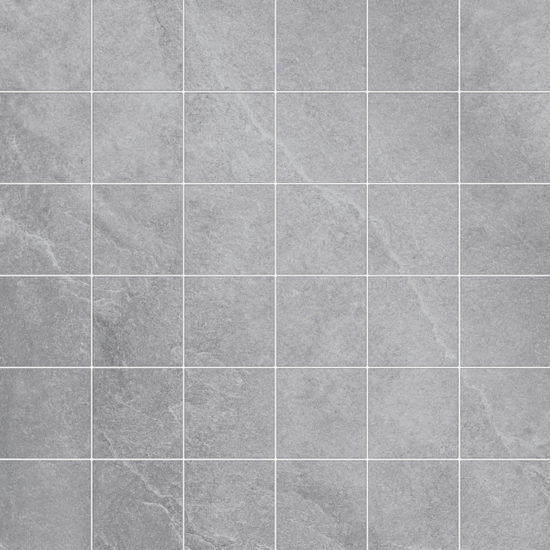 Ravello Light Grey 2X2 Mosaic | Qualis Ceramica | Luxury Tile and Vinyl at affordable prices