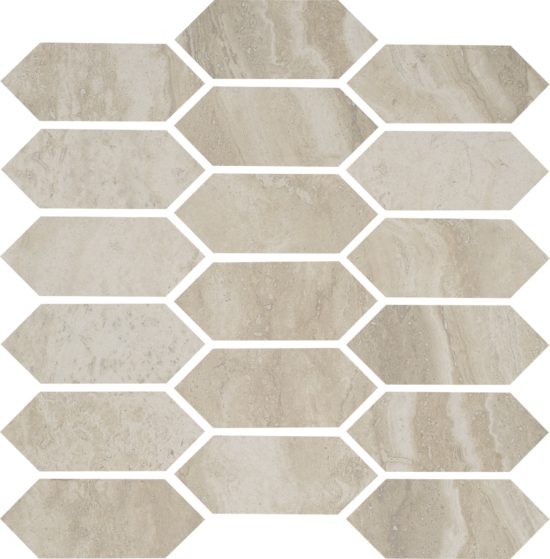 Essence Beige Picket Mosaic | Qualis Ceramica | Luxury Tile and Vinyl at affordable prices