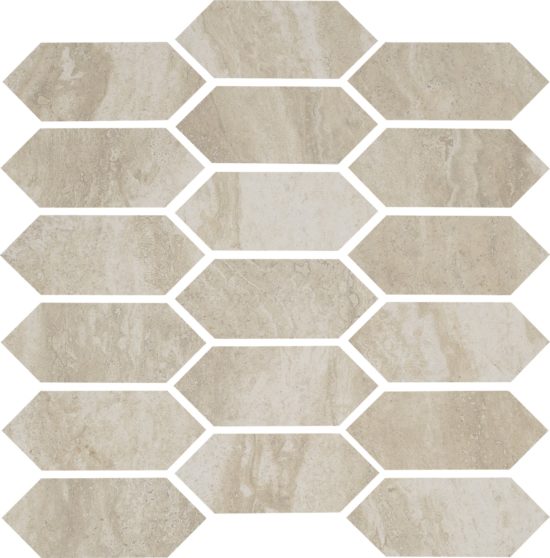 Essence Beige Picket Mosaic | Qualis Ceramica | Luxury Tile and Vinyl at affordable prices