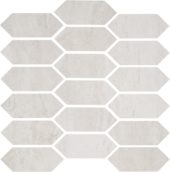 Soul Ivory Picket Mosaic | Qualis Ceramica | Luxury Tile and Vinyl at affordable prices