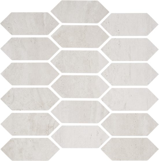 Soul Ivory Picket Mosaic | Qualis Ceramica | Luxury Tile and Vinyl at affordable prices