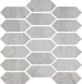 Spirit Silver Picket Mosaic | Qualis Ceramica | Luxury Tile and Vinyl at affordable prices