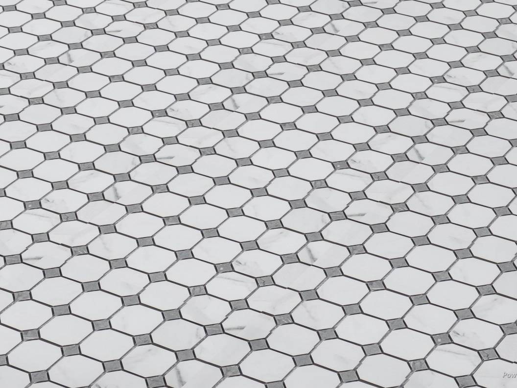 Treasure Statuario Octagon / Dot | Qualis Ceramica | Luxury Tile and Vinyl at affordable prices