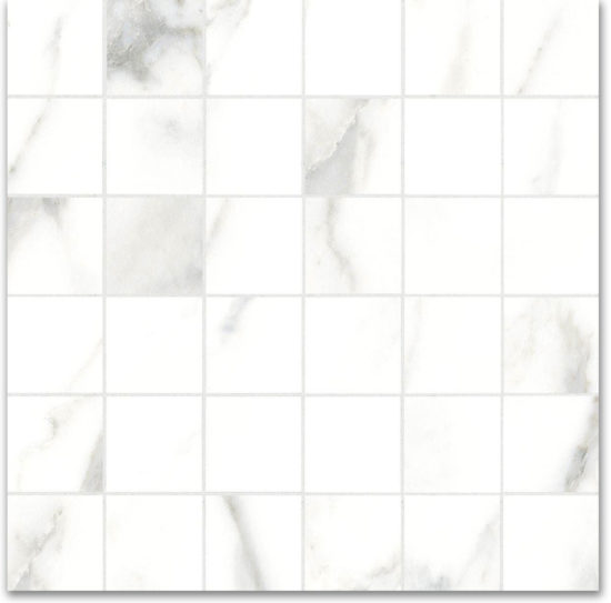 2X2 Calacatta Mosaic | Qualis Ceramica | Luxury Tile and Vinyl at affordable prices