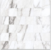 2X2 Mosaic-Polished Glamour White | Qualis Ceramica | Luxury Tile and Vinyl at affordable prices