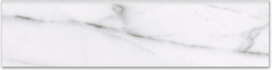 3X12 Carrara Bullnose | Qualis Ceramica | Luxury Tile and Vinyl at affordable prices