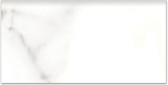 3X6 Calacatta Bullnose | Qualis Ceramica | Luxury Tile and Vinyl at affordable prices