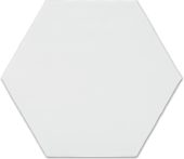 6" Bray Powder Glossy Hexagon | Qualis Ceramica | Luxury Tile and Vinyl at affordable prices