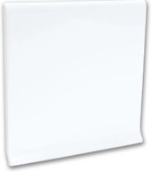 Comfort 6x6" Ice Glossy Cove Base  | Qualis Ceramica | Luxury Tile and Vinyl at affordable prices