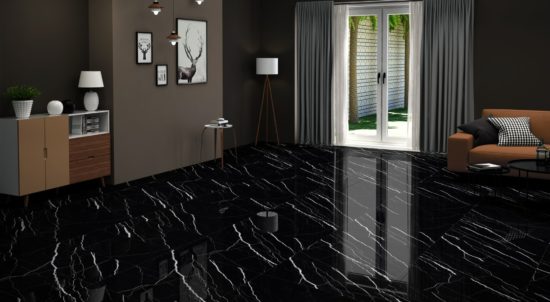 Treasure Midnight Nero 24x48 Polished | Qualis Ceramica | Luxury Tile and Vinyl at affordable prices