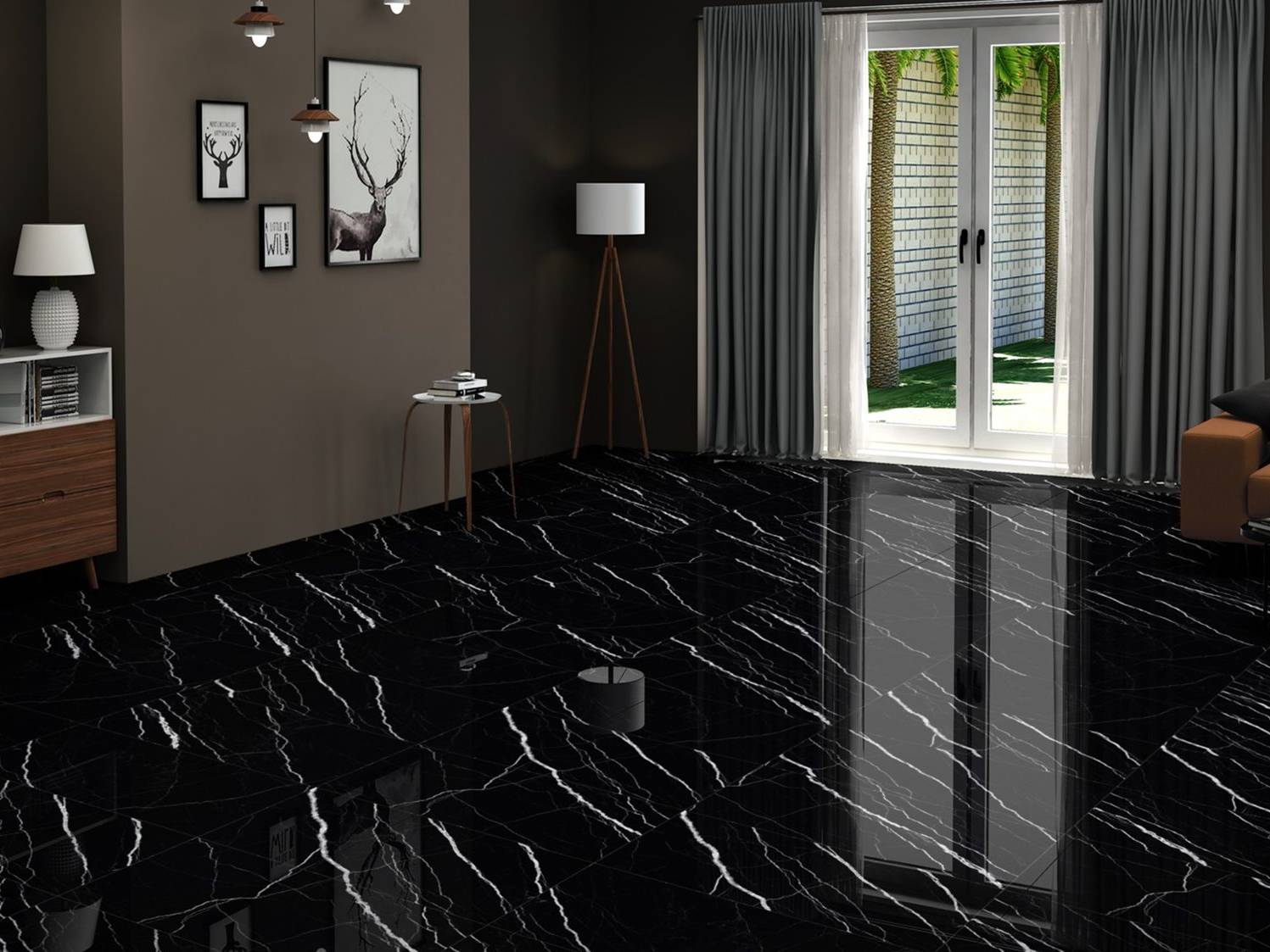 Treasure Midnight Nero 24x48 | Qualis Ceramica | Luxury Tile and Vinyl at affordable prices
