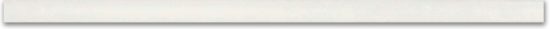White 0.5X12 Demi Bullnose | Qualis Ceramica | Luxury Tile and Vinyl at affordable prices