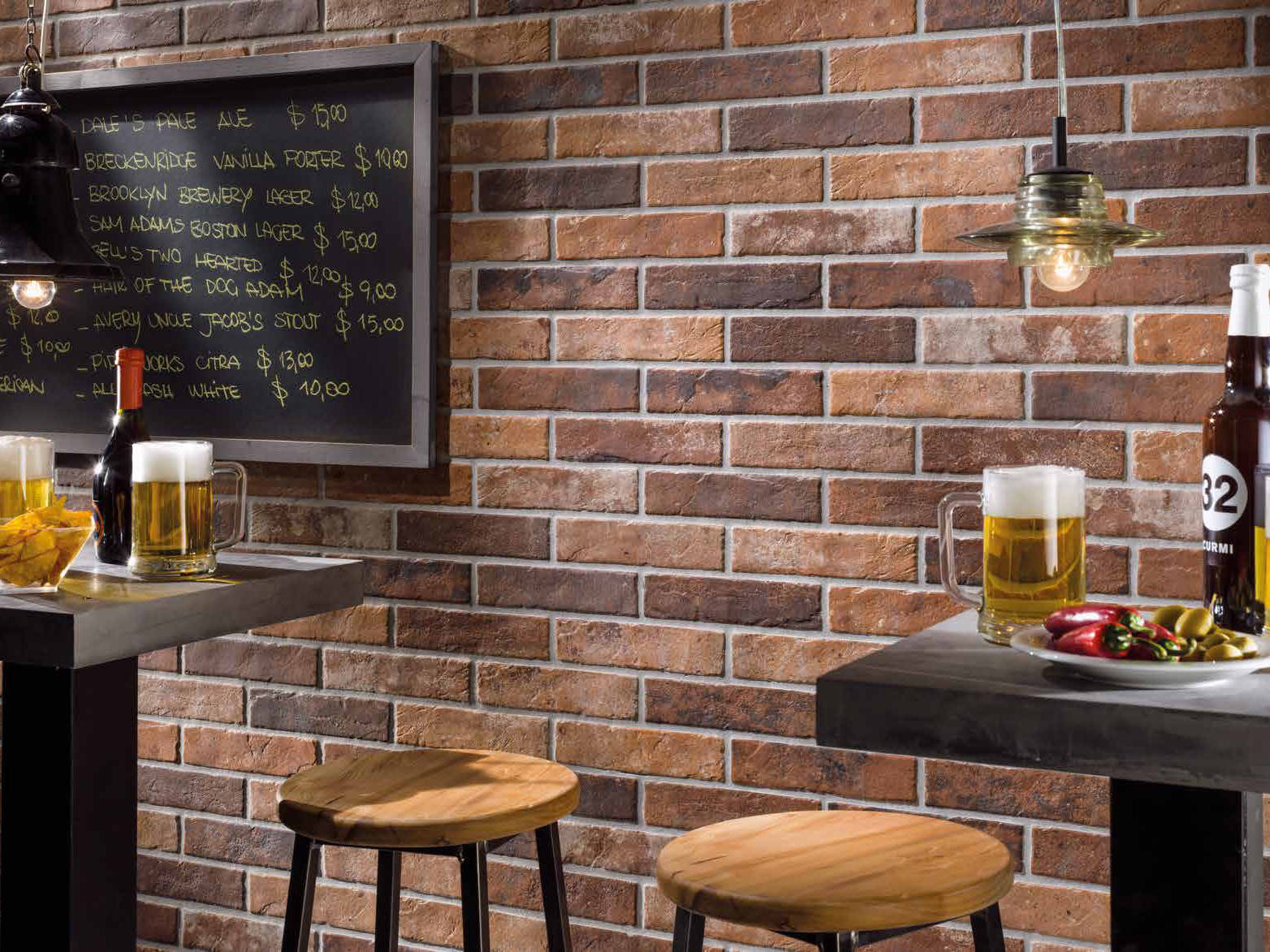 Brix 2x10 Old Red | Qualis Ceramica | Luxury Tile and Vinyl at affordable prices
