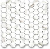 Polished 1" Adoration Hex Mosaic | Qualis Ceramica | Luxury Tile and Vinyl at affordable prices